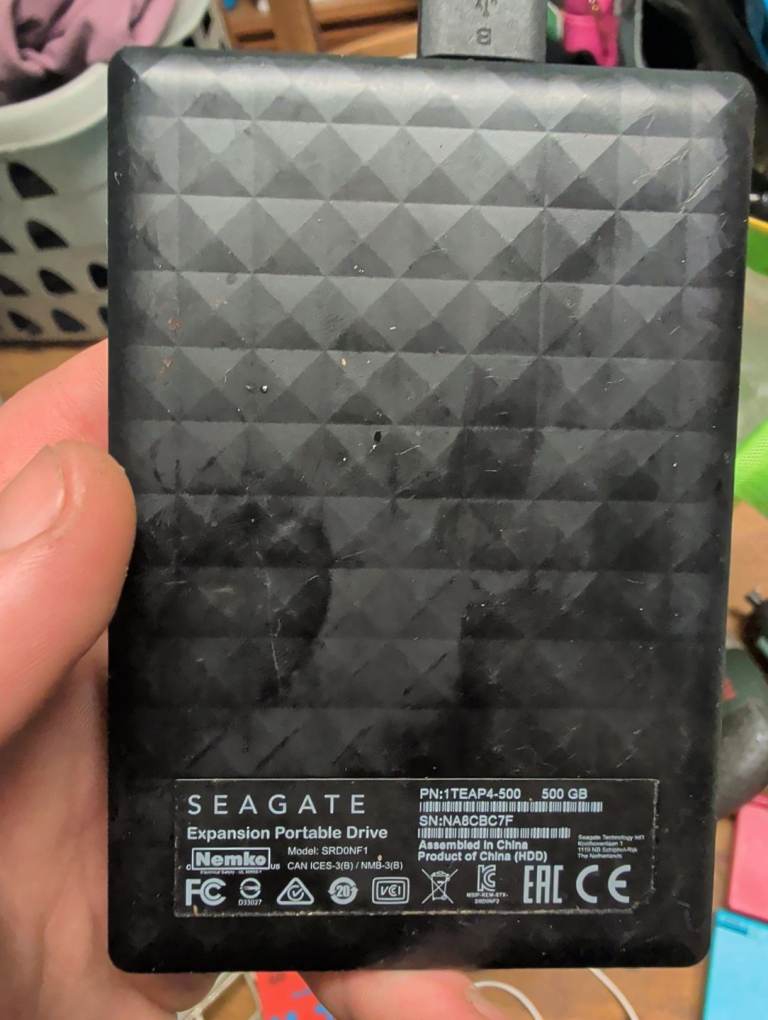 Seagate 500gb external hard drive 