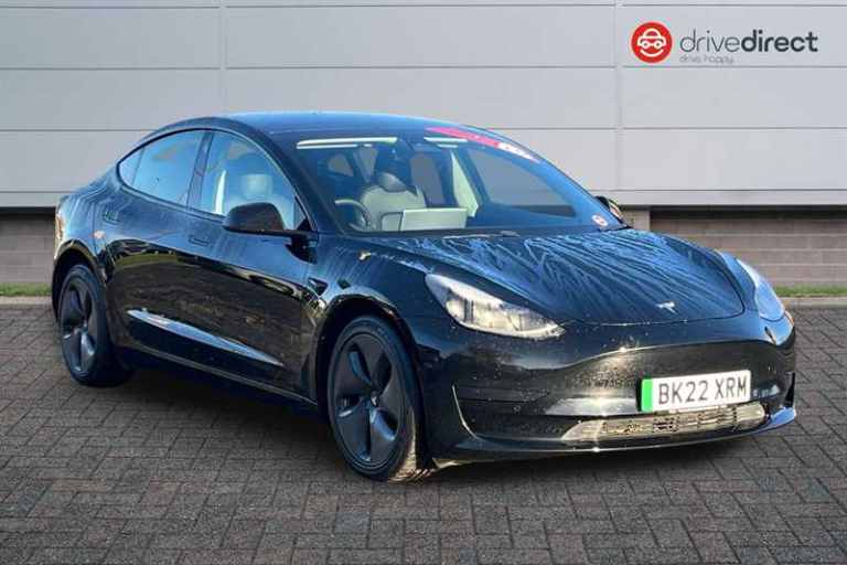2022 Tesla Model 3 Standard Range Plus Saloon 4dr Electric Auto RWD (241 bhp) Saloon Electric Aut...