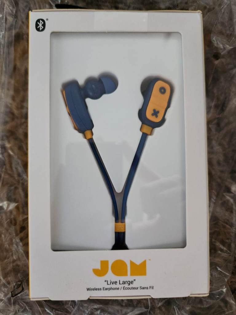 Jam live large wireless bluetooth earphones