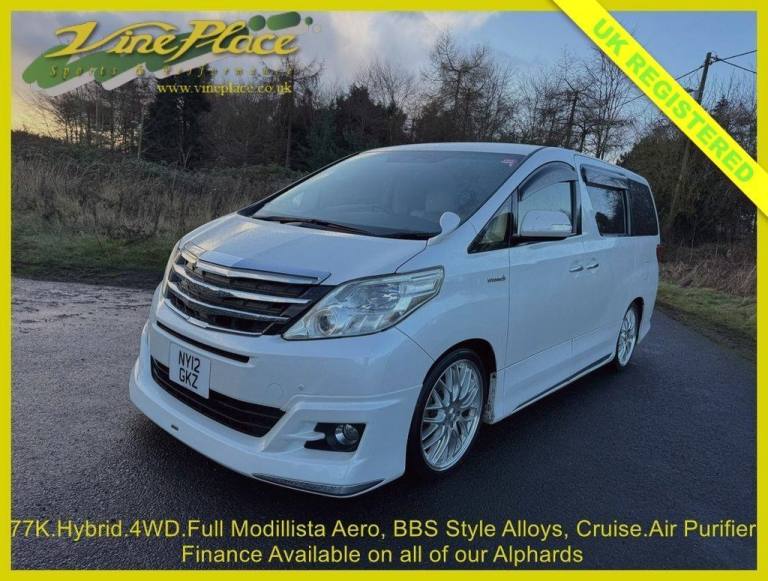 2012 Toyota Alphard 2.4 Hybrid 4WD X,Modellista Aero MPV Hybrid Automatic