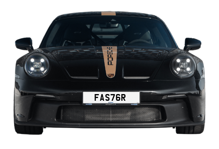 FAS 76R FASTER cherished number plate personalised private registration