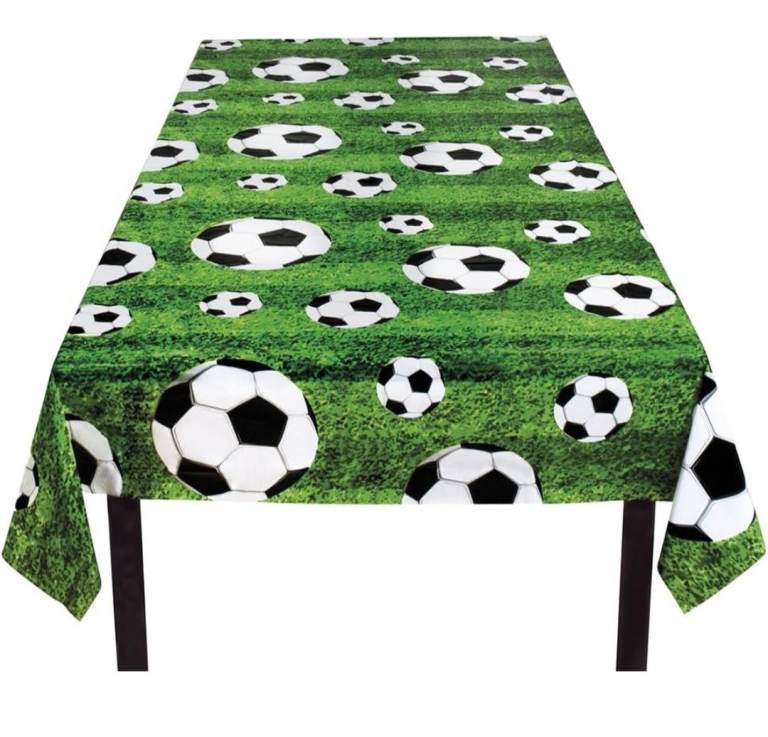 New Football Themed Tablecloth 120cm x 180cm