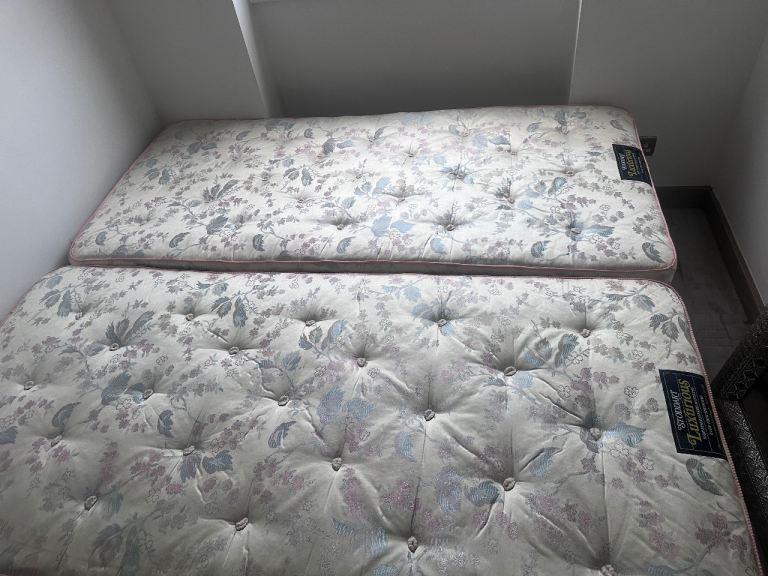Stoddart Luxurious Single divan twin beds set , £122.00 for Sale