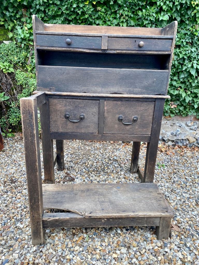 Antique grain merchants desk