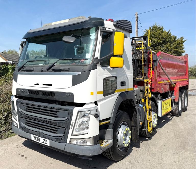 2019 VOLVO FM 410 GRAB TIPPER PALFINGER M125L CLAMSHELL 32TON 129,000 MILE EURO6