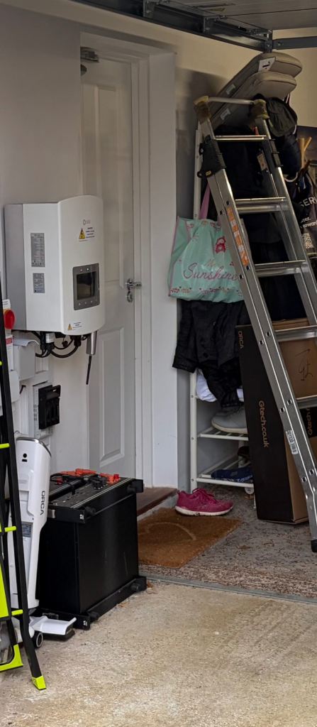 Solis hybrid inverter and batteries 