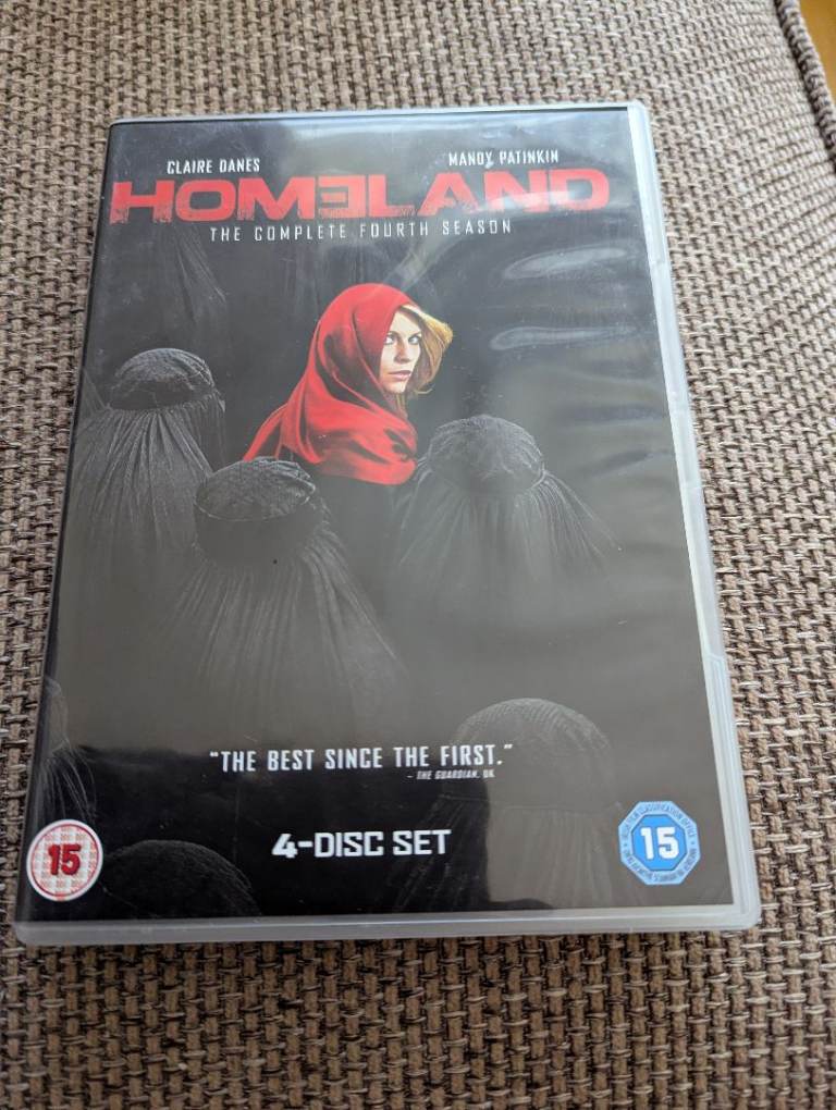 Homeland dvds. Series 1-5