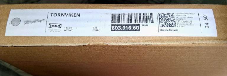 IKEA TORNVIKEN Shelf – New in Box