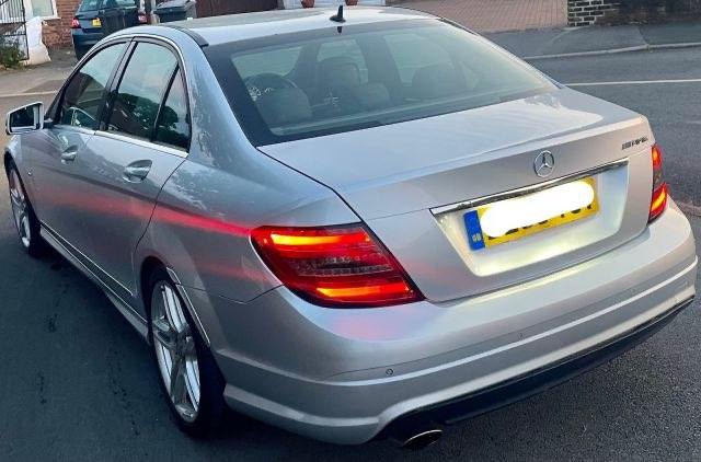 Mercedes C250 🪨 cdi Turbo diesel Sport Blue-efficiency Automatic model 204 bhp Hpi clear (2009 59)