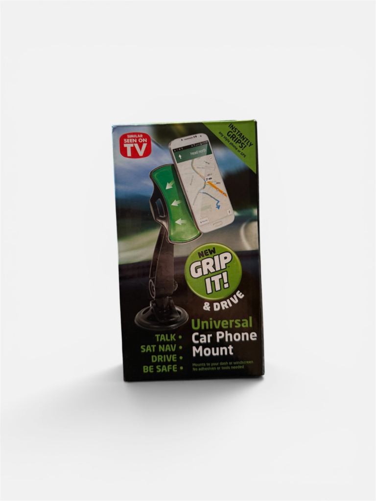 Grip it and Drive! Universal Car Mobile Phone Holder/Mount