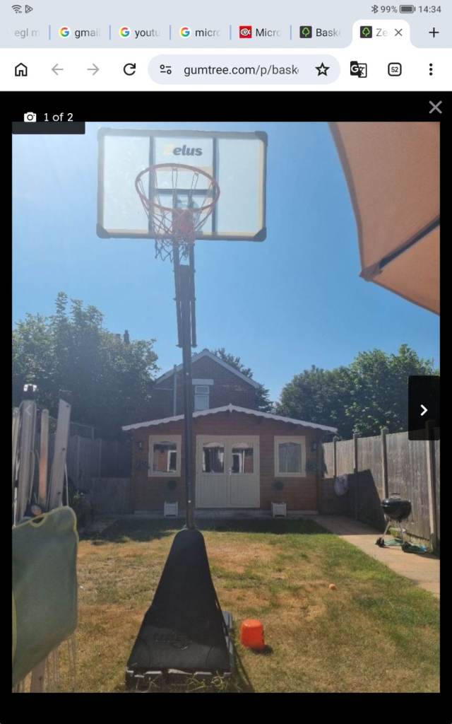 WANTED basketball hoop with a base anything considered 