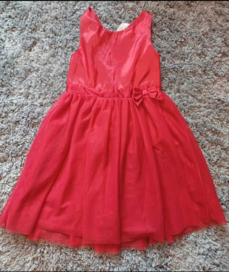 H&M Girls red party dress