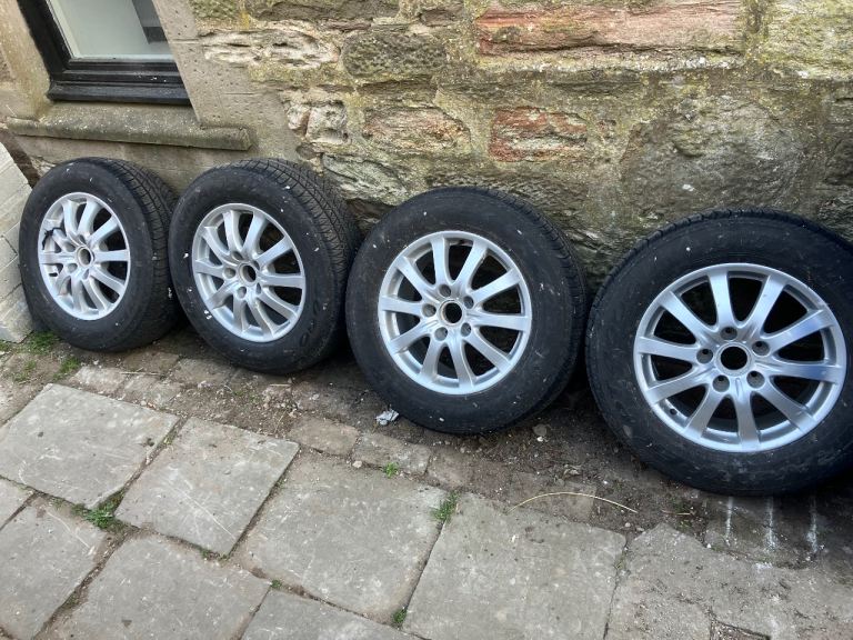 17” alloys tyres never used