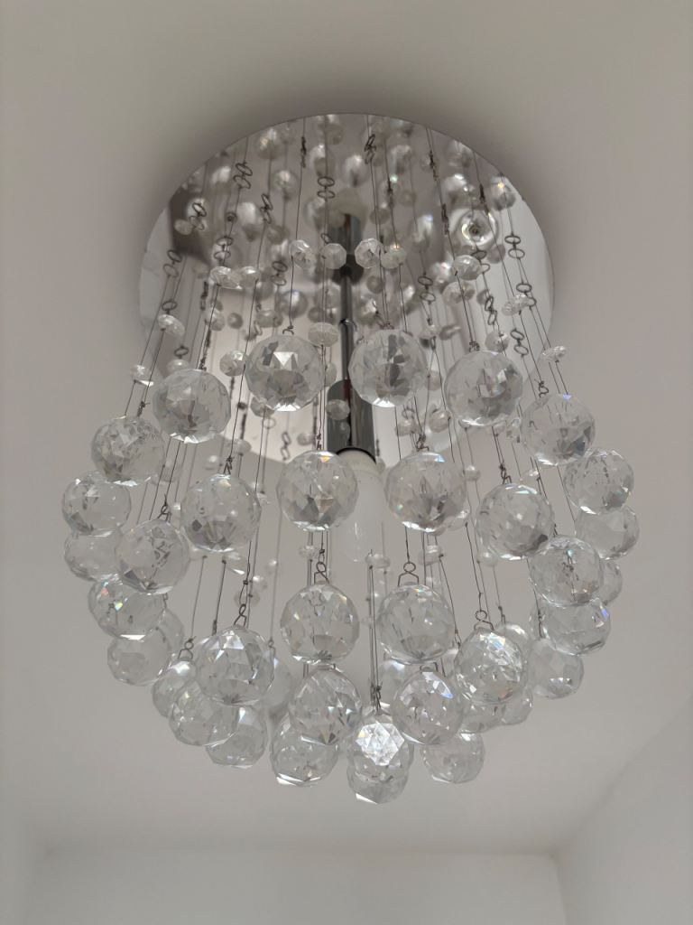 Crystal Ceiling Chandelier Light - 5 for sale!