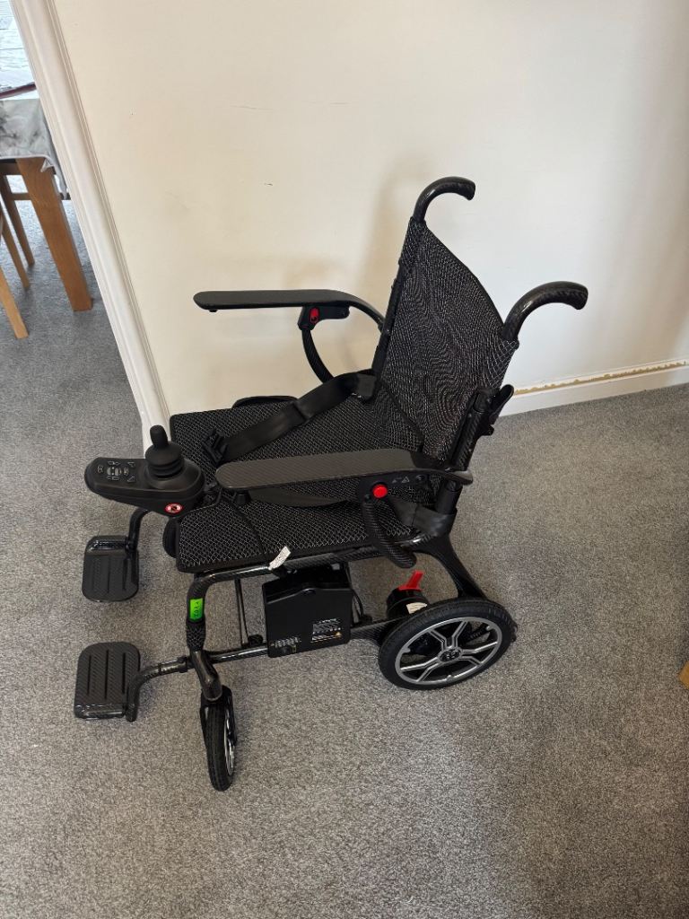 Carbon Fibre Powerchair Wheelchair Portable Lightweight-13kg