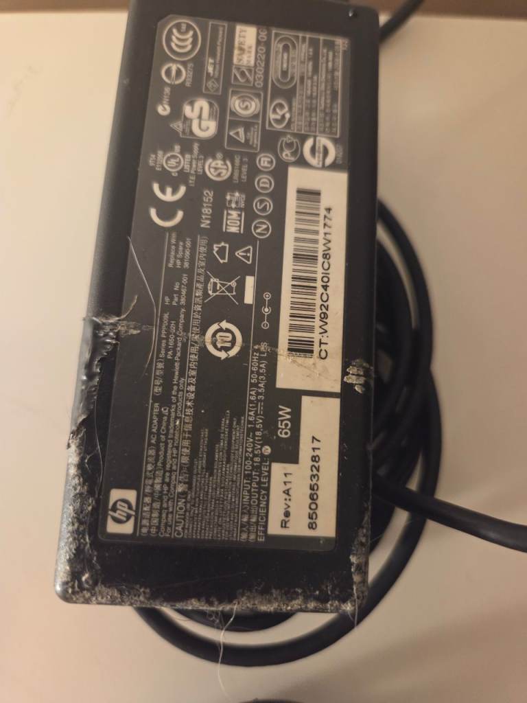 HP Laptop Charger 45W and 65W Power Adapters