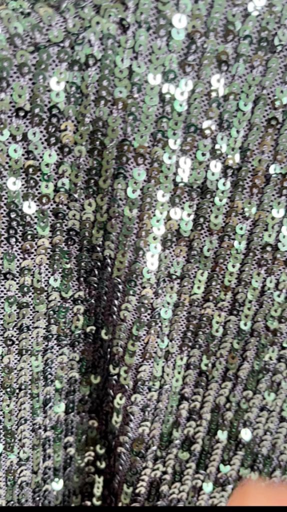 Green party dress