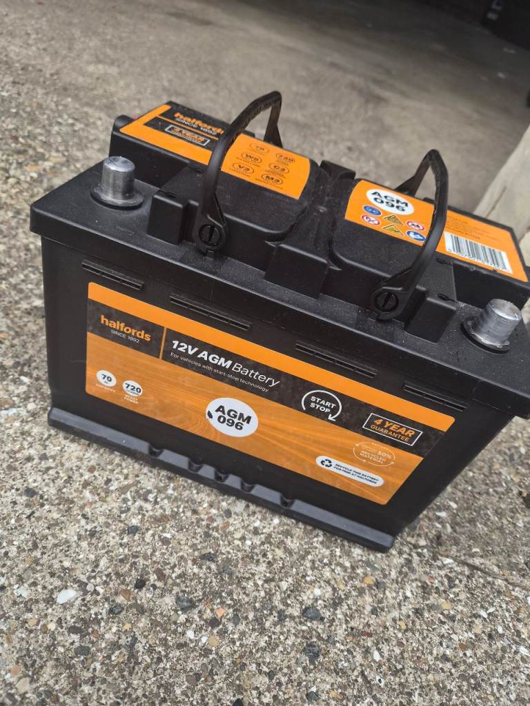 096 Agm stop start battery 