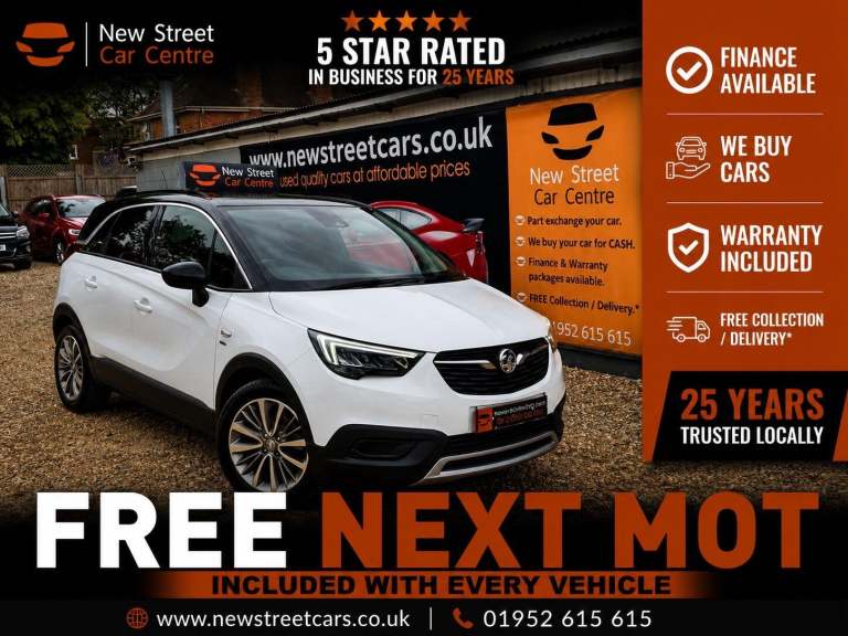 2020 Vauxhall Crossland X 1.2 Griffin Euro 6 (s/s) 5dr HATCHBACK Petrol Manual