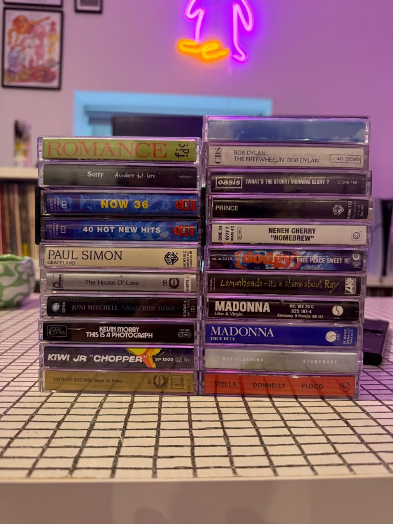 Cassette Bundle - oasis, Fontaines DC, Prince, Madonna etc 