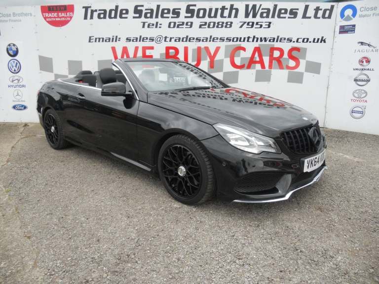 2014 Mercedes-Benz E Class E220 CDI AMG Sport 2dr 7G-Tronic CONVERTIBLE Diesel Automatic