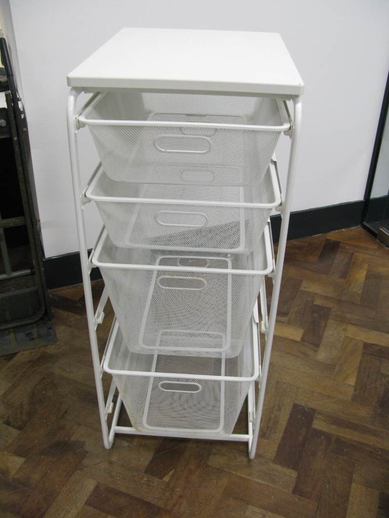IKEA Algot 4 drawer wire mesh storage