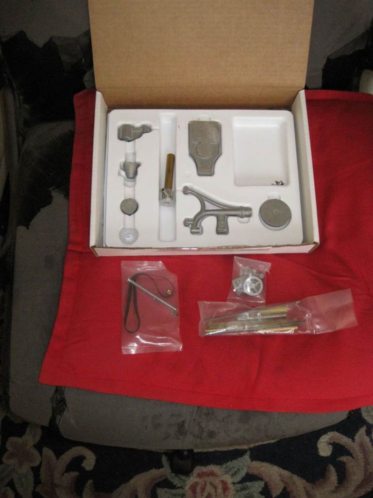 Model drill press (P M RESEARCH) castings
