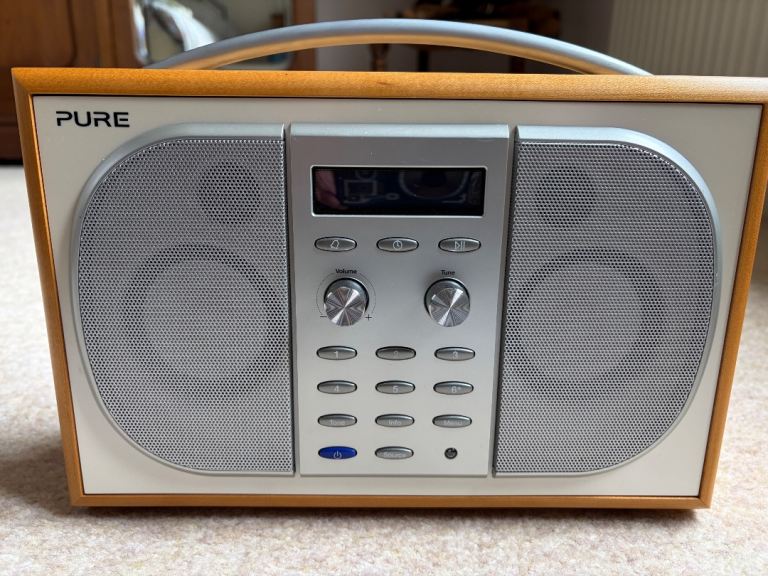 PURE DAB evoke-2 radio with instructions