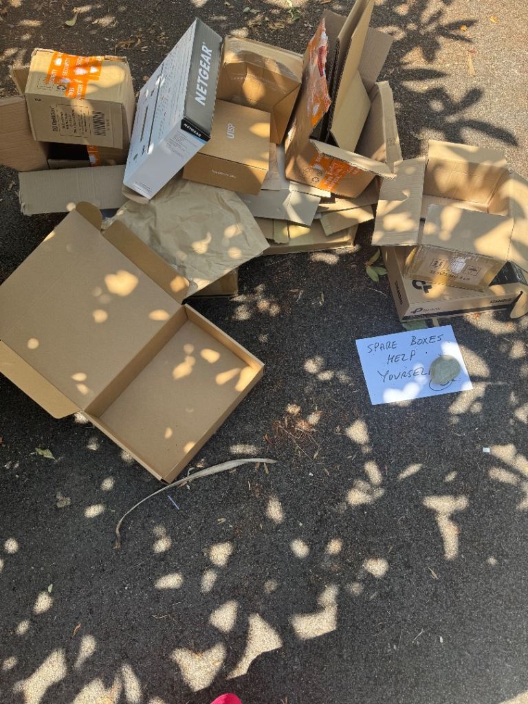 Various Cardboard Boxes – Perfect for Moving or Storage