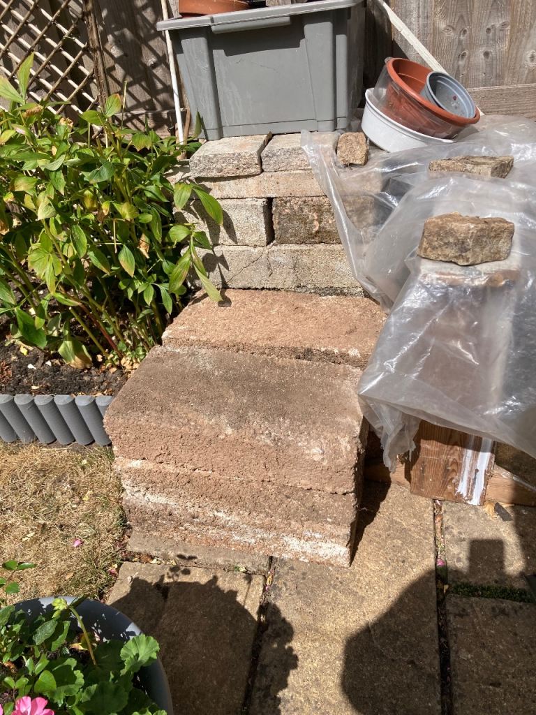 Used Garden Breeze Blocks