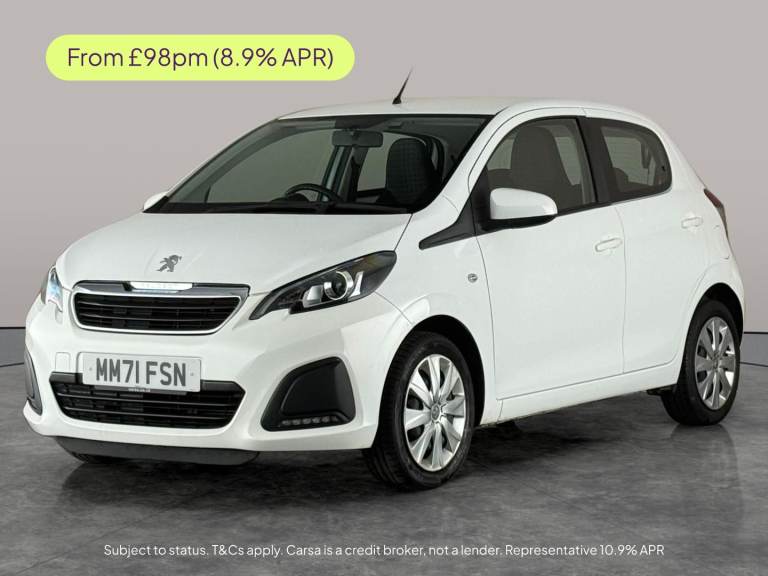 2022 Peugeot 108 1.0 72 Active 5dr HATCHBACK PETROL Manual