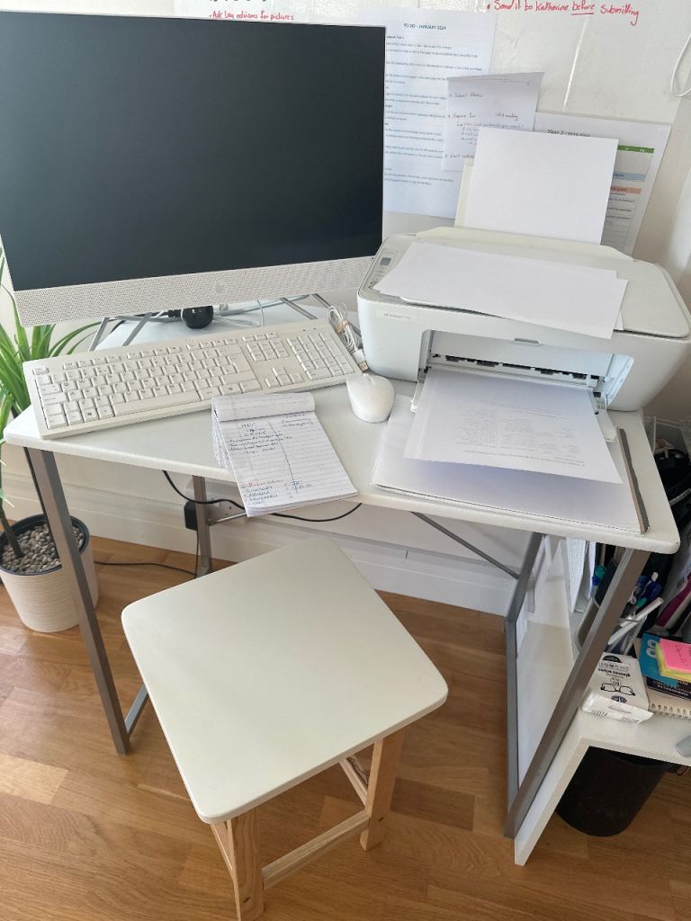 FREE TABLE when buying Both HP desktop computer and HP printer for sale