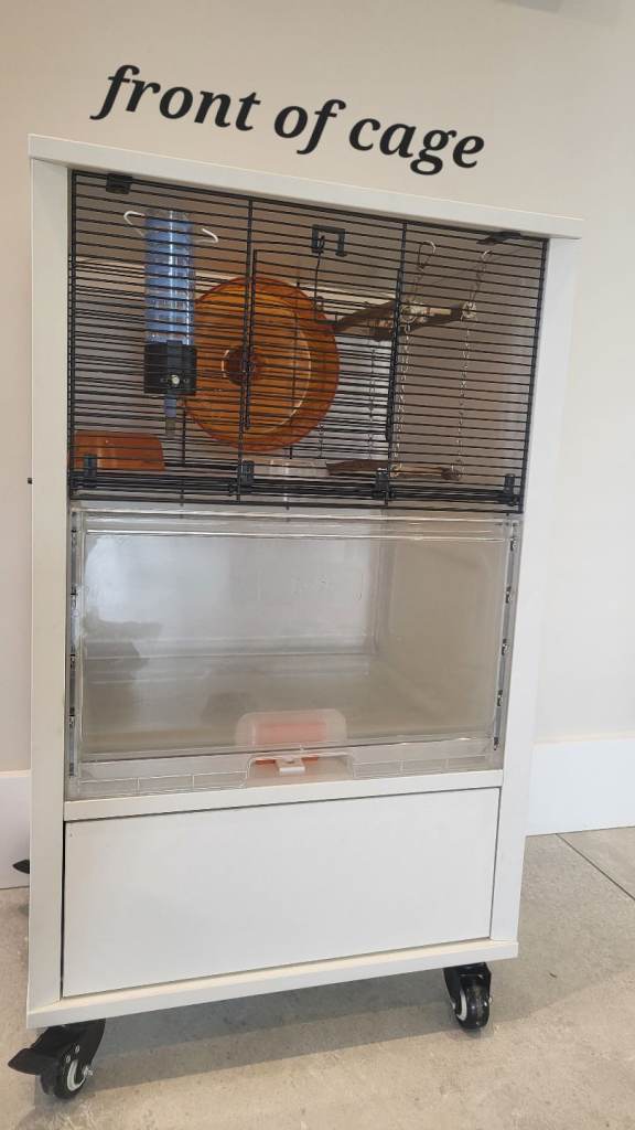 Omlet Gerbil/Hamster/Rodent Cage with Storage and Accessories