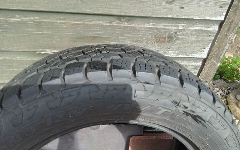 As new done 100.miles toyo 4x4tyre