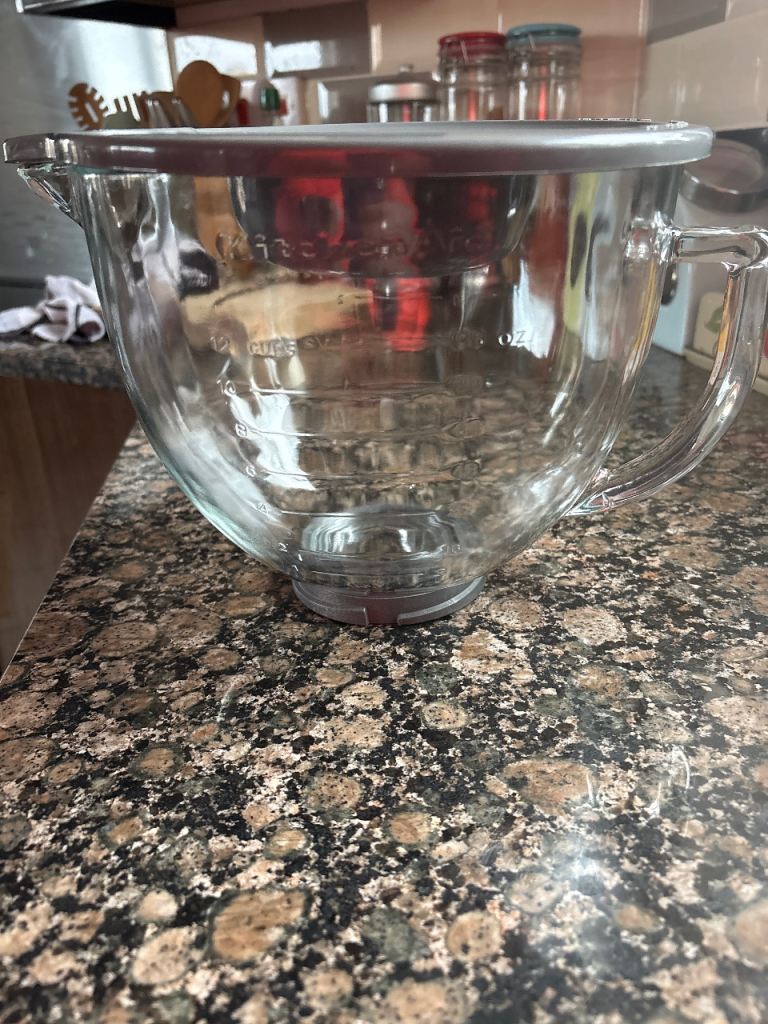 Kitchen Aid Food Mixer Glass Bowl