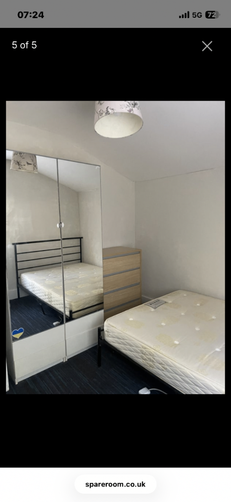 Double room for one person