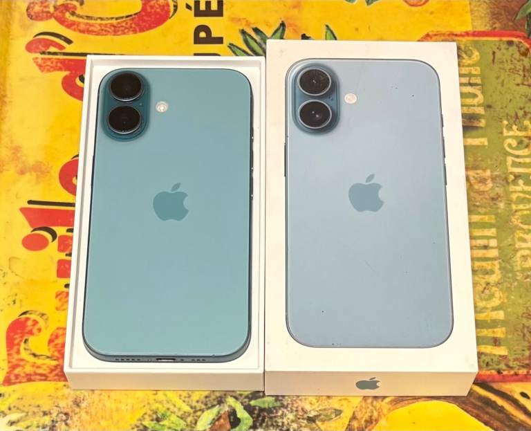 Apple iPhone 16 (TEAL) 128 GB – Perfect Condition, Boxed