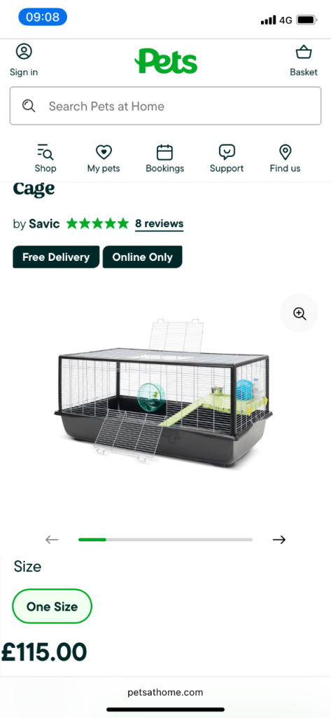 Hamster cage and lots of accessories 