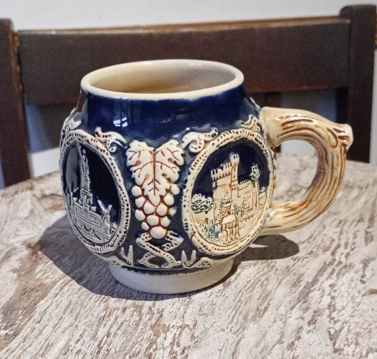 Vintage Marzi and Remy cider stein mug