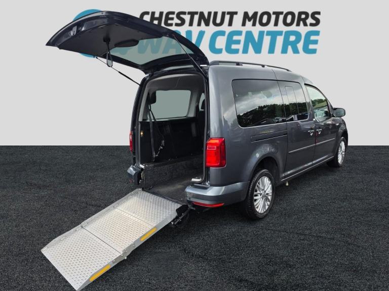VW Caddy Maxi WAV Wheelchair Access 2.0 Diesel 5 Seats 2016 30K Miles No VAT
