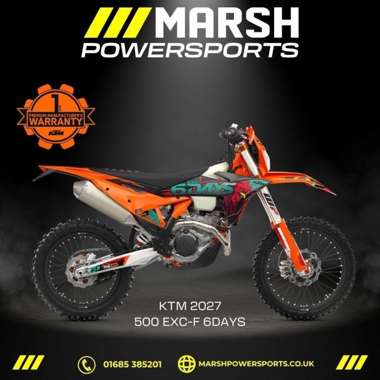 KTM 500 EXC-F 6DAYS 2027 - KTM Main Dealer - Reserve Now!