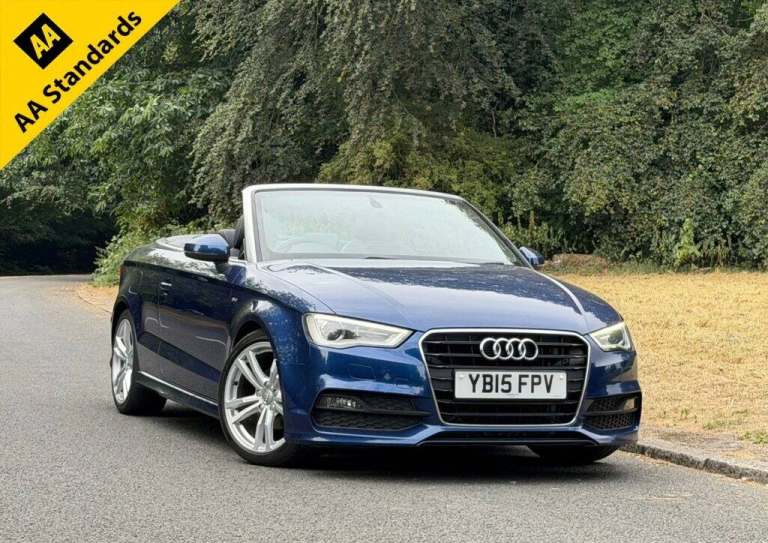 2015 Audi A3 2.0 TDI S Line 2dr S Tronic CONVERTIBLE DIESEL Automatic