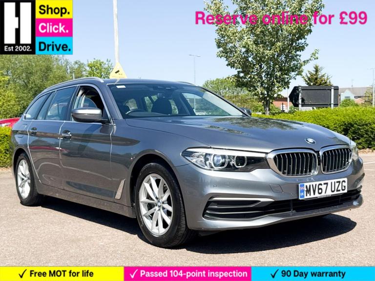 2017 BMW 5 Series 2.0 520i SE Touring 5dr Petrol Auto Euro 6 (s/s) (184 ps) ESTATE Petrol Automatic