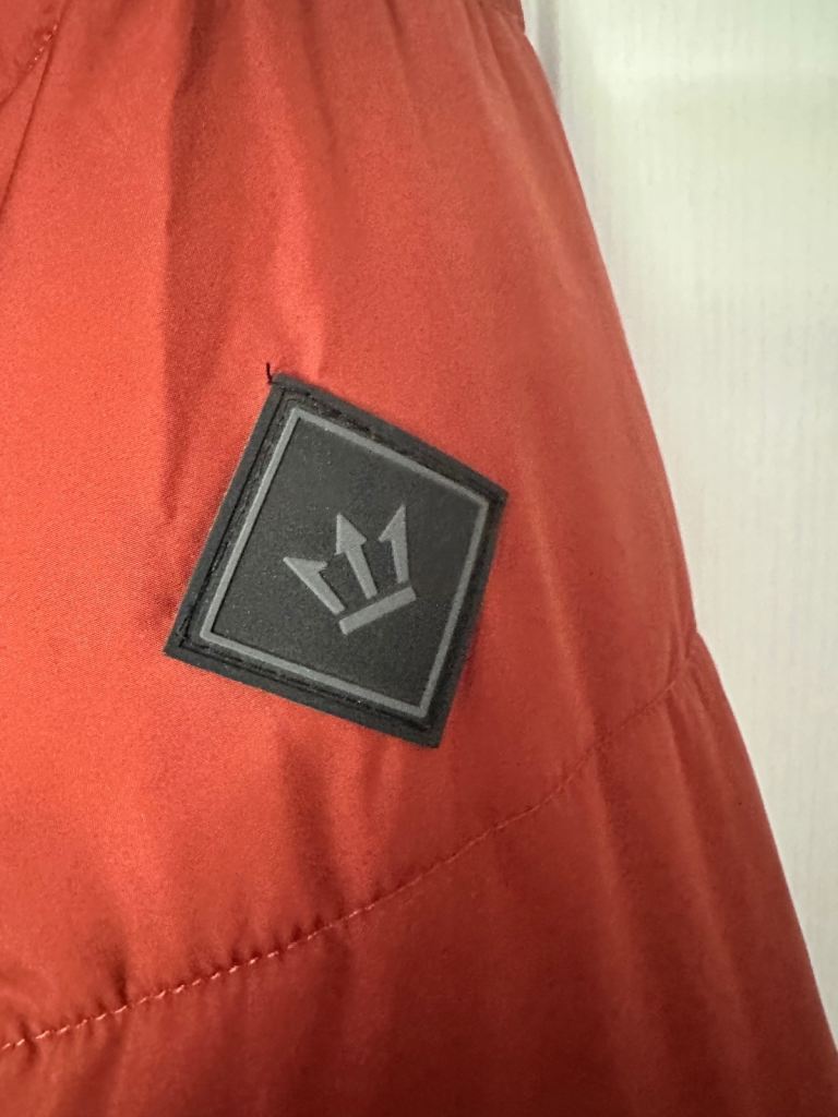 NEXT Long Puffer Jacket – orange, XL, Good Condition