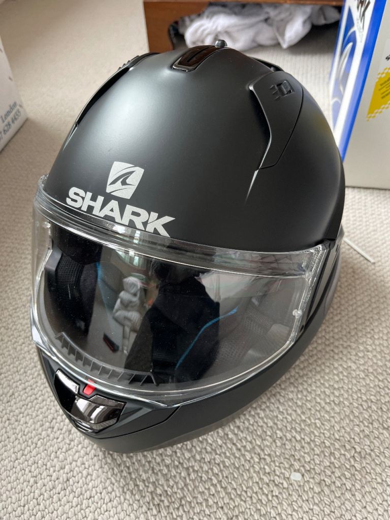 Hardly used motorbike helmet 