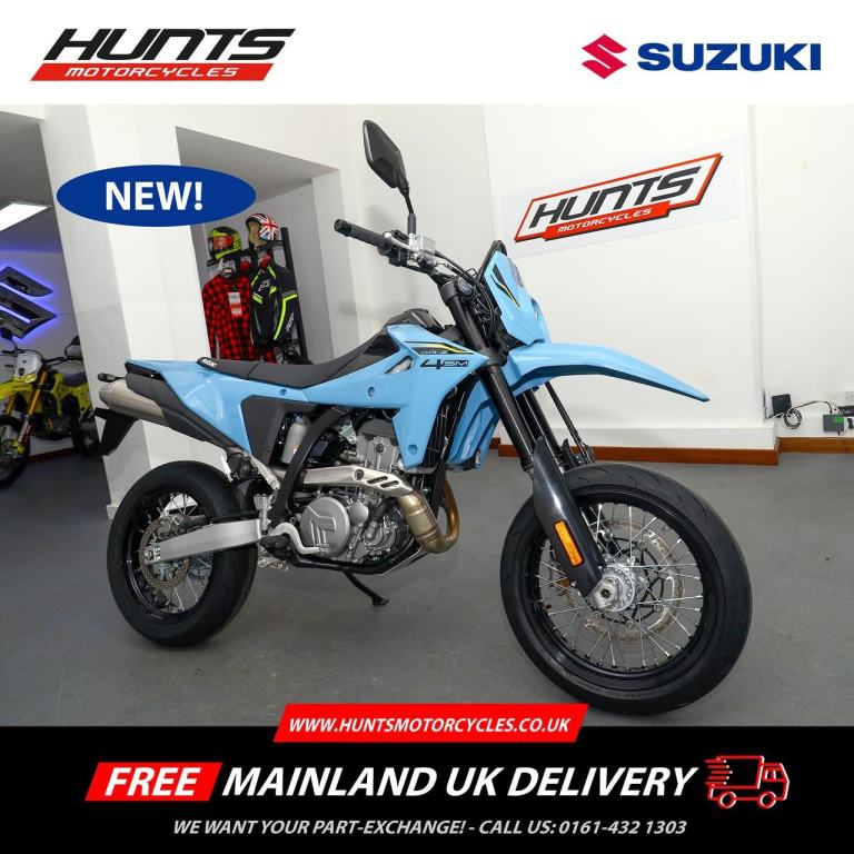 NEW Suzuki DR-Z4SM Street Supermoto - £7,999 ON THE ROAD (NO ADDED FEES!)