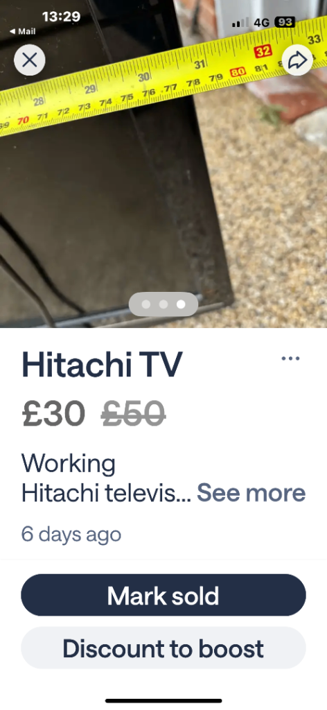 Flat screen television 