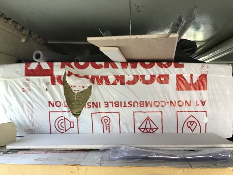 25mm Rockwool Non-Combustible acoustic Insulation Slab – Damaged Packaging
