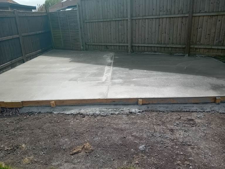Fitted shed bases/driveway/patio /decking