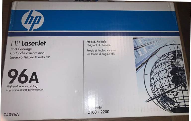 HP 96A C4096A LaserJet Toner Print Cartridge Black
